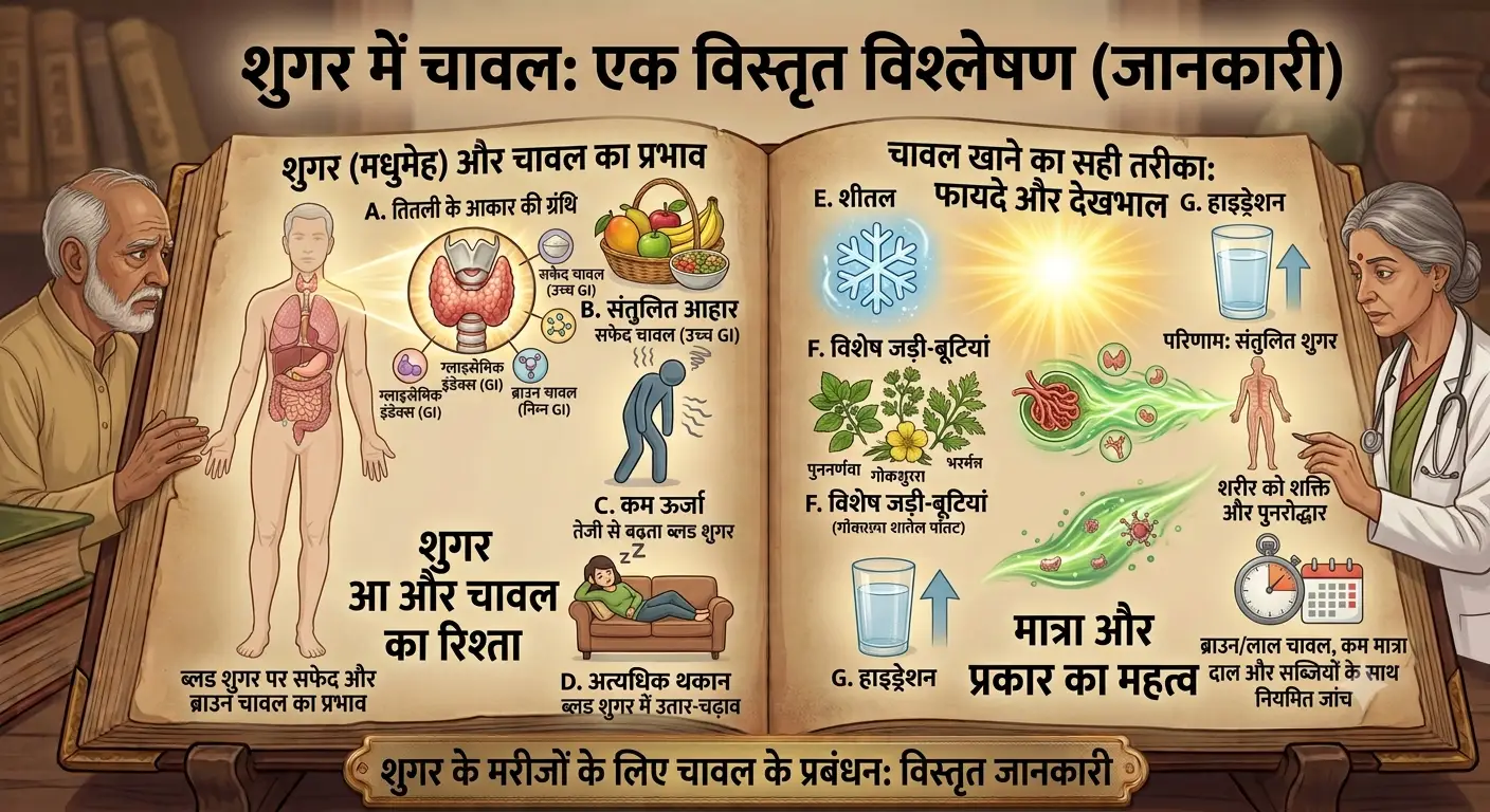 शुगर में चावल खाना चाहिए या नहीं?