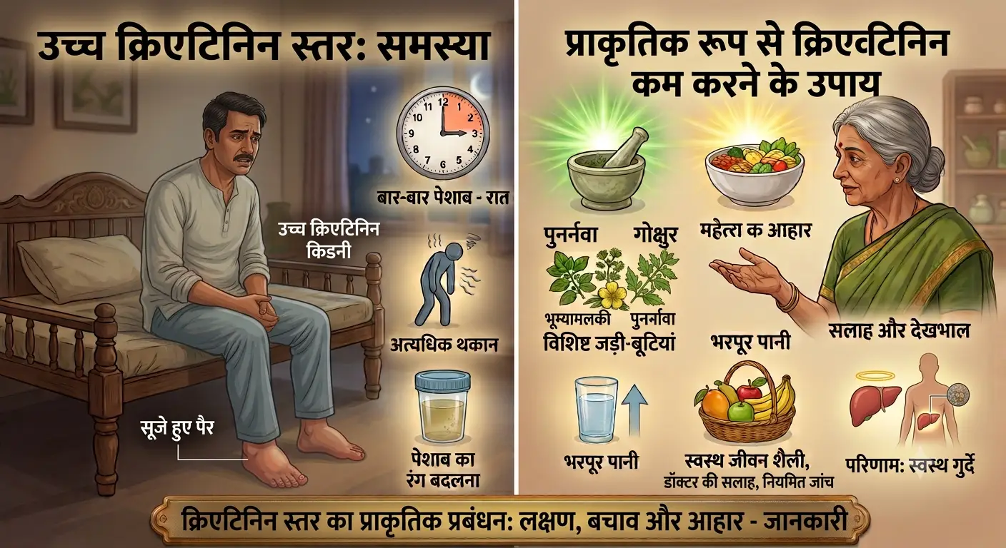 क्रिएटिनिन कम करने के लिए क्या खाना चाहिए